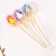Decor on the Easter wand "Chickens in the egg" 3pc 4x12.5x25 cm
