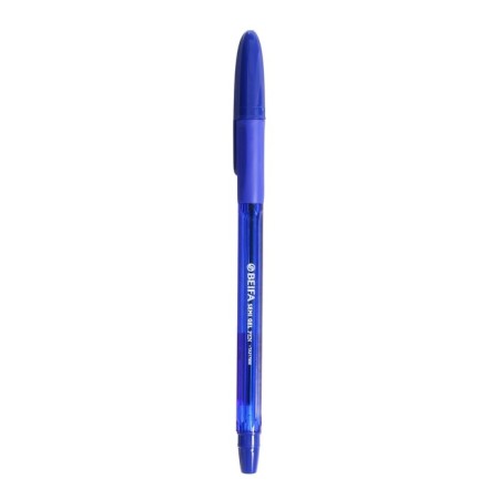 Ballpoint handle Beifa Node 0.7mm, blue ink, plastic case-1