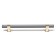 Cappio pk117 bracket handle, m/o 160 mm, graphite color