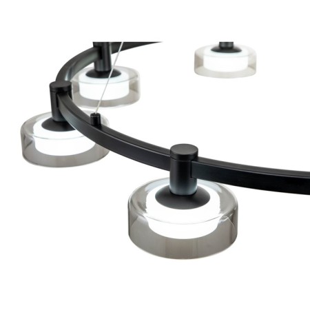Spring LED LED STILFORT 4009/02/08p, 8x40W, LED, 800x800 mm, 3000-6000k remote control, 1400lm, black color black-5