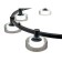 Spring LED LED STILFORT 4009/02/08p, 8x40W, LED, 800x800 mm, 3000-6000k remote control, 1400lm, black color black