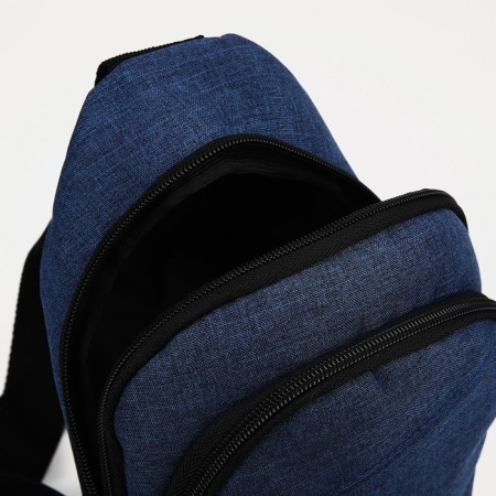 Squint bag ZFTS, textiles, blue color-3