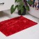 EXPRESSIA soft mat for a bathroom 50x80 cm, red color