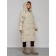 Coat insulated winter female, size 46, beige color