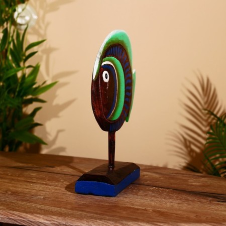 Souvenir "Blue Fish" tree on a stand 25x7x33 cm-2