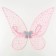 Carnival wings "butterfly", pink color