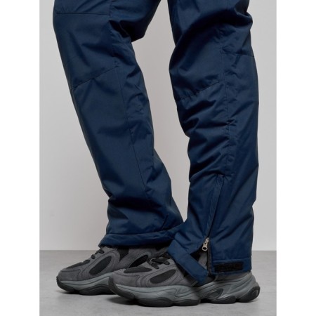 Semi-combinezone ski insulated male winter, size 48, dark blue color-16