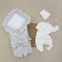 Kinderlitto new Provence, 4 subjects, height 50-56 cm, color gray pearls