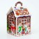 New Year. Gift box New Year's house new "gingerbread" 12 x 12 x 19 cm.