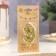 Candle in the cake "Shine", number "9", gold, 6.5x4