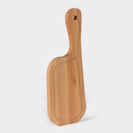 Greeter board for feeding and serving "ax", 40 × 15 × 1.6 cm, beech-1