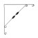 Bracket, Light, 300x300, metal, black, 1 pc.