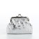 Women's wallet on the farmar, silver color