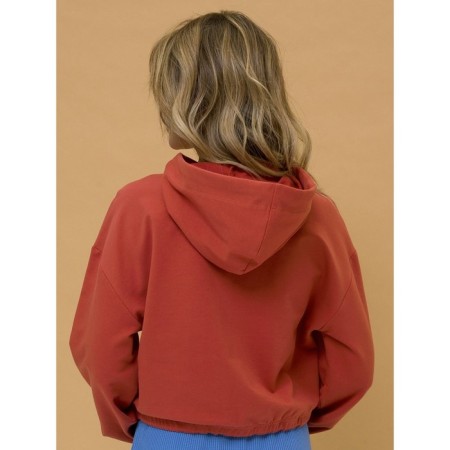 Female hoodies, size XL, Terracotta color-2