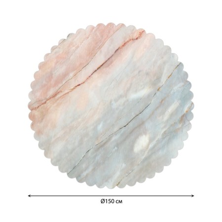The tablecloth "Marble gradient", round, Saten, d = 150 cm-1