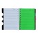 Notepad on the crest A6, 100 sheets, line, plastic cover, with graffiti dividers, mix