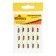 Mormyshka Wolfram Marlin’s Curs, 2 mm, 0.95 g, black + cube lemon UV, 15 pcs.