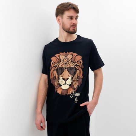 Pajama men's (T -shirt and trousers) KAFTAN "Lion" Size 52-1