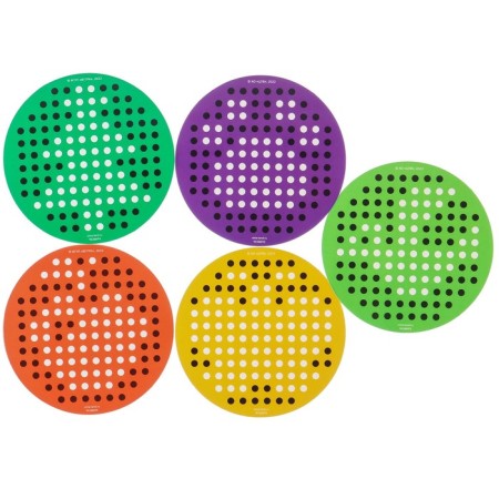 Tablet training “Magnetic drawing: Leo and Tig”, 120 holes, yellow color-8