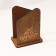 Wooden napkin "Bon appetit!" 12x8x15.6 cm, brown color