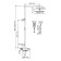 The shower system Wasserkraft A114.258.130.cb Thermo, tropical shower, thermostat, black/chrome 101151