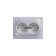 Double SE GLOSSA, 16 A, 250 V, built -in, with salary, curtains, IP20, white, GSL000126