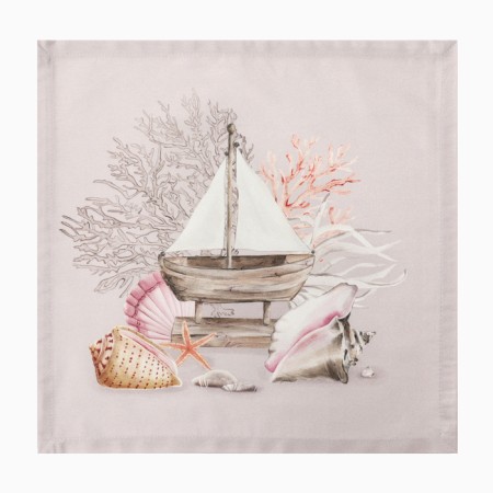 Set of napkins Ethel "Coral RIF" 40X40CM-4 pcs., 100% hl., 190 g/m2-1