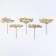 Topper wooden "with an anniversary" gold, mix, in the packing 5 different, give beautifully