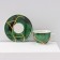 Service Porcelain Tea shade "Malachite box", 12 items: 6 cups 250 ml, 6 saucer d = 15 cm, green color