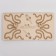 Puzzle interhemispheric board "Butterfly and waves"