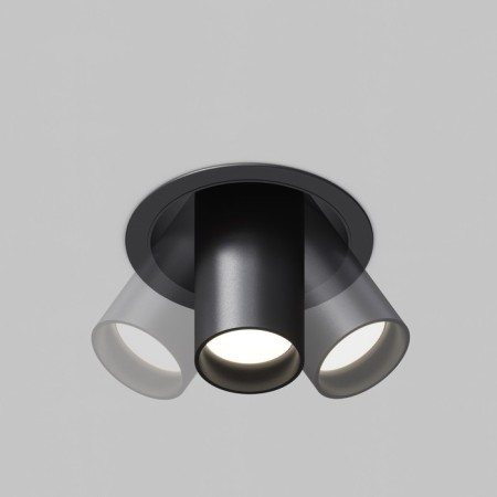 Technical C048CL-01-GU10-B, GU10, 1x10 W, 54x54x109 mm, black lamp, black-6