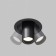 Technical C048CL-01-GU10-B, GU10, 1x10 W, 54x54x109 mm, black lamp, black