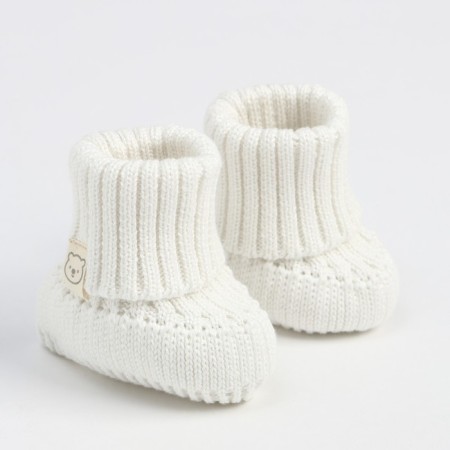 Nosk-pins knitted crumb I, p. 12, milk