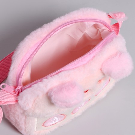 Children's "Bunny" bag, 18 cm, pink color-3