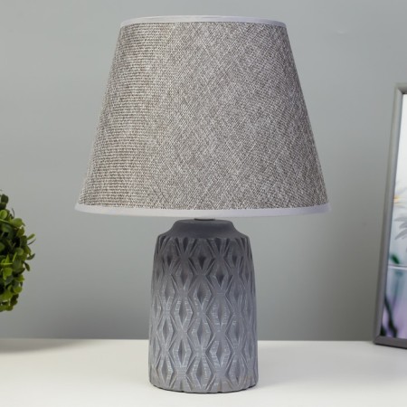 Arnella table lamp E14 40W gray 22.5x22.5x35 cm Risalux