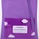 The textile choper “there is nothing possible” cloud, with a pocket, 35 x 0.5 x 40 cm, lilac color