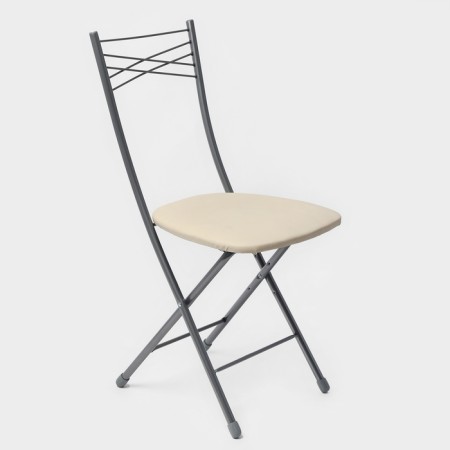 Set of folding chairs "Nika 1", 2 pcs, ivory color-2