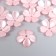 Beads for creativity plastic "Flower Pearl" set 40 pcs pink 1.5x1.5 cm
