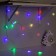 Garland "thread" 3 m with nozzles "Big Snowflakes", IP20, transparent thread, 20 LED, glow of multi, AAH3