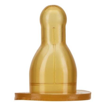 Latex large nipple with a X-shaped hole for cereals, from 6 months, set 2 pcs.-4