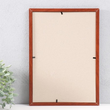 Photo frame MDF 21x30 cm, No. 5 "Simple", Italian walnut (plastic screen)-2
