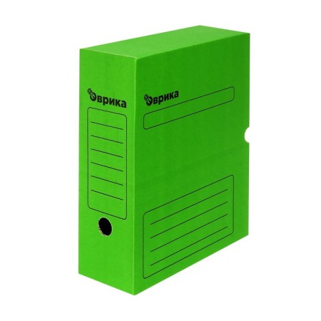 Archive box with A4 Calligrata valve, 100 mm, microgofrotcard, up to 900 sheets, green-2