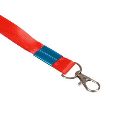 Baiga tape, 15 mm x 80 cm, with a metal carbine, red color-2