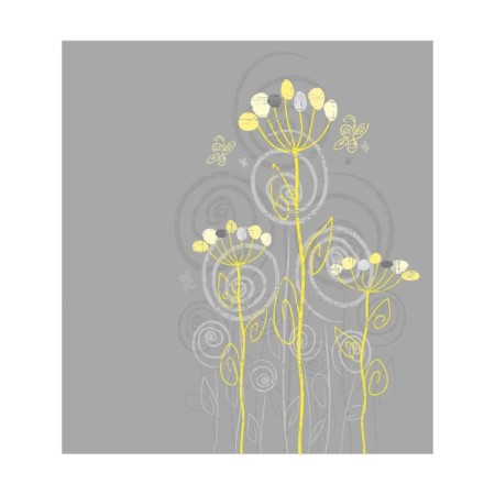 A set of napkins for setting the table "Flowers with a butterfly", rectangular, size 32x46 cm, 4 pcs-2