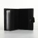 Male purse on magnet 3 in 1, department for auto documents, passports, black color