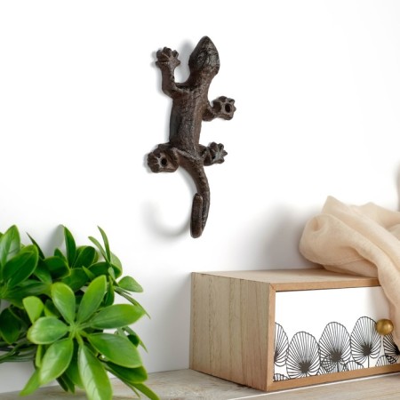 Decorative metal hook "Lizard" 13x8.5x2.5 cm-2