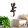 Decorative metal hook "Lizard" 13x8.5x2.5 cm