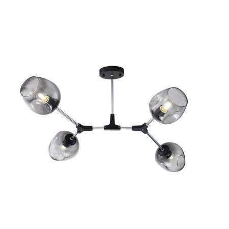 Desi chandelier, 4x60W E27, black color-1