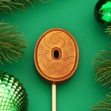Figure made of milk chocolate 