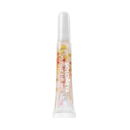 Solomeya cutter and nails “Tropical hibiscus”, with flowers, 10 ml